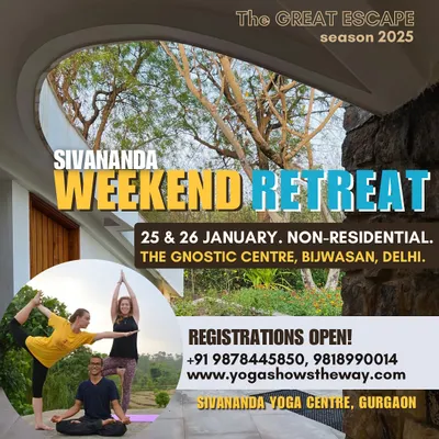 An invitation to my weekend retreat at the Gnostic Centre in Delhi. It is the perfect opportunity for a quick, accessible escape to deepen your practice and find peace within the city.