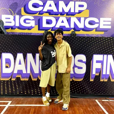 A moment with the amazing international artist @badgyalcassiee after her class at CAMP BIG DANCE. Learning from global talent helps me bring a fresh and informed perspective to the judging panel.