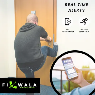 Our smart security systems provide instant, real-time alerts for motion detection or unauthorized entry attempts. You receive notifications directly on your phone, allowing you to take immediate action.