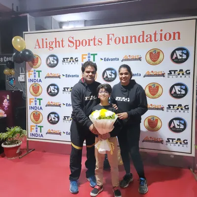 Celebrating our Foundation Day with our players and their families. We are now in our 7th year of excellence.