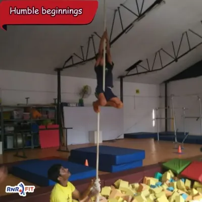 From humble beginnings to new heights. Rope climbing is a challenging and fun activity at our camp that builds incredible upper body strength and determination.