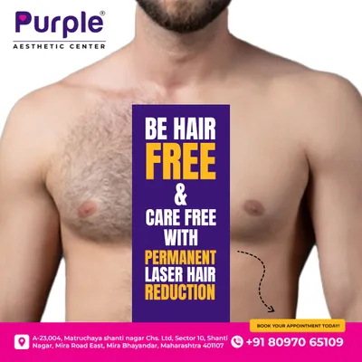 Be hair-free and carefree with our permanent laser hair reduction. This treatment offers a long-term solution to unwanted hair, giving you smooth skin without the daily hassle.