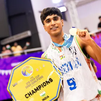This is what the grind looks like. I am incredibly proud of my boy, Mohammad Raza, holding the Champions plaque for the FIBA U16 Asia Cup SABA Qualifiers. We train not just to play, but to win and represent our country.