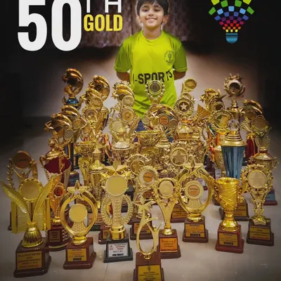 A monumental achievement. At just 10 years old, our young champion Avani Deshpande has already bagged her 50th gold title, a testament to her extraordinary skill and relentless determination.