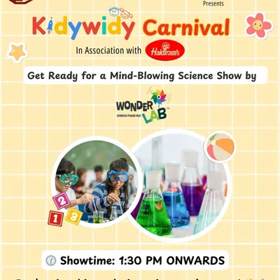 Get ready for an explosive science adventure with our partner WonderLab. We bring interactive and educational science shows to our carnivals, making learning a fun and memorable experience for kids of all ages.