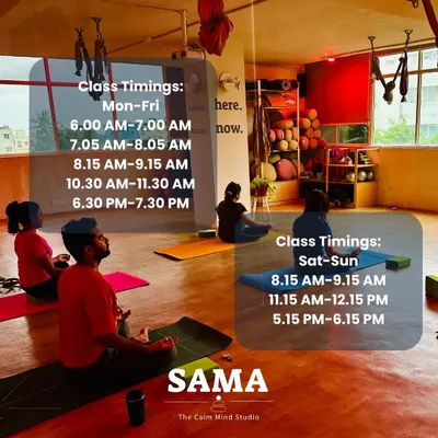 I offer classes all seven days of the week, with multiple time slots from early morning to evening. This schedule is designed to make it easy for you to fit a calm mind class into your busy life.