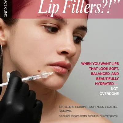 Lip fillers are for anyone who wants soft, balanced, and beautifully hydrated lips without looking overdone. We focus on adding shape, softness, and subtle volume for a smoother texture and better definition. It's about a slight enhancement for a naturally plump look.