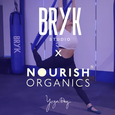 We partner with great brands like Nourish Organics to celebrate events like Yoga Day, combining a great workout with healthy, delicious food.