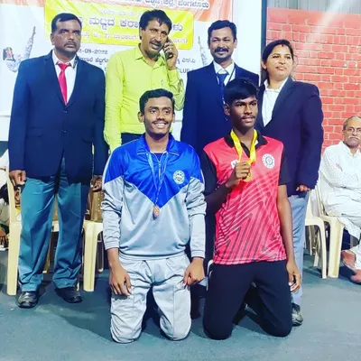 My students showing their medals after a tough competition. Their success is my success. Congratulations.