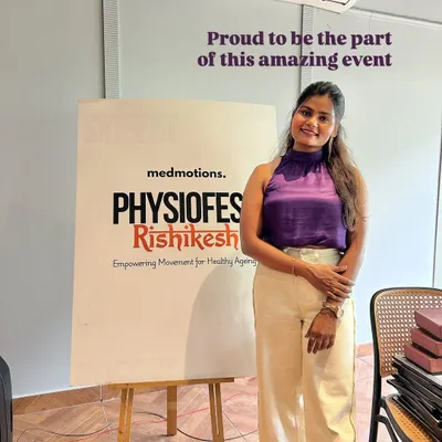 Proud to have been a part of Physiofest Rishikesh. It's always an honor to connect with fellow professionals and share knowledge about empowering movement for a healthy life.