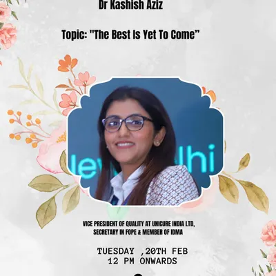 An invitation to hear from our "Human Book," Dr. Kashish Aziz. Her story, titled "The Best Is Yet To Come," is a powerful narrative of battling societal stigmas and emerging victorious as an entrepreneur.