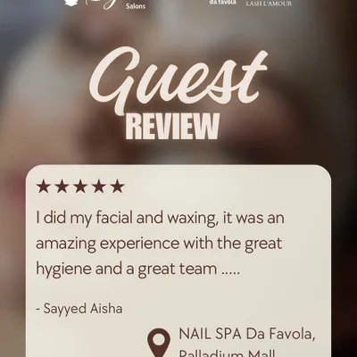 I'm so happy to read this wonderful review from Sayyed Aisha about her facial and waxing experience. It's my mission to provide an amazing experience with great hygiene and a professional team every time.