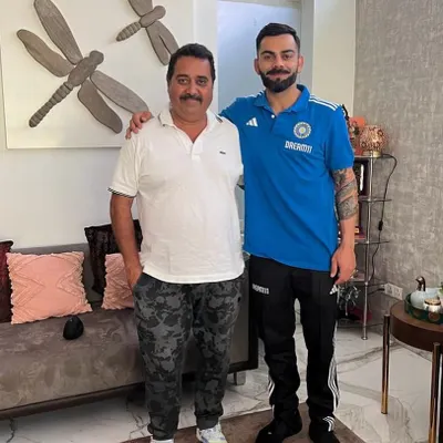 A proud moment with Virat Kohli. Seeing him become the best batsman in ODI cricket is a feeling of immense satisfaction for any coach.