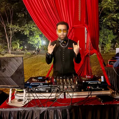 MUSIC is what I am. EVERYTHING is what I do. A shot of me at my console, ready to rock the party.