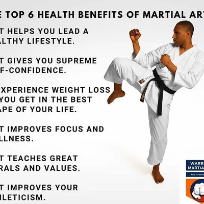 This explains the top health benefits you get from martial arts, including improved confidence, focus, and overall athleticism.