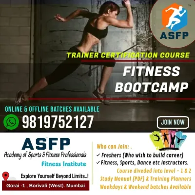 Ready for a serious challenge? Our Fitness Bootcamp program is designed for maximum results. This poster outlines our trainer certification course, perfect for those who want to master and teach high-intensity interval training.