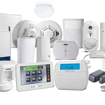 Here is a selection of the modern, high-performance hardware we utilize. Our systems are built with reliable components including user-friendly control panels, discreet motion sensors, and early-warning smoke detectors from industry-leading brands.