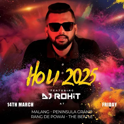 Get ready for the ultimate festival of colors and music. This poster highlights my Holi 2025 tour, bringing the biggest beats to multiple locations for a day of celebration and masti.