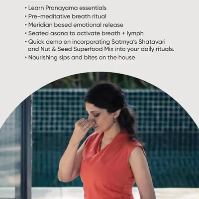 What to expect in my "Take A Breath" session. We learn pranayama essentials, a pre-meditative breath ritual, and meridian-based release techniques to invite the joy of quiet.