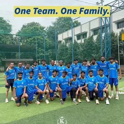 One Team. One Family. We train together, we rise together. This picture captures the spirit of unity and collective effort that defines our academy.