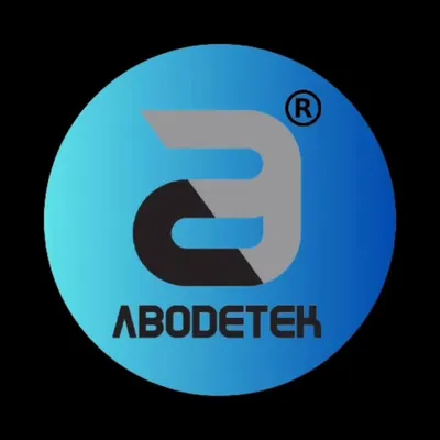 This is the official logo of Abodetek. We are a registered and certified provider of smart home and home theater solutions, dedicated to delivering cutting-edge technology and professional service.
