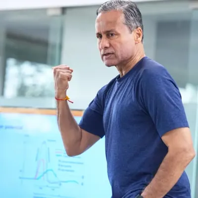 A shot of me teaching during India's first ever International EMS certification course. We are dedicated to elevating fitness expertise in the country.