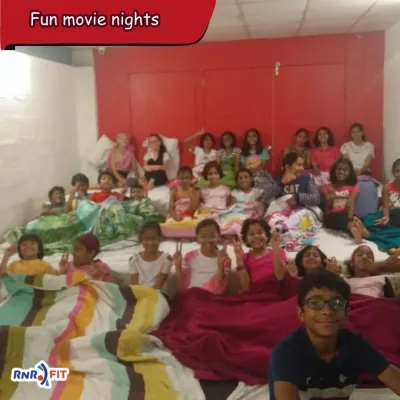 Fun movie nights are just one way we build our community. It is a chance for our gymnasts to relax, bond, and create lasting friendships outside of training.