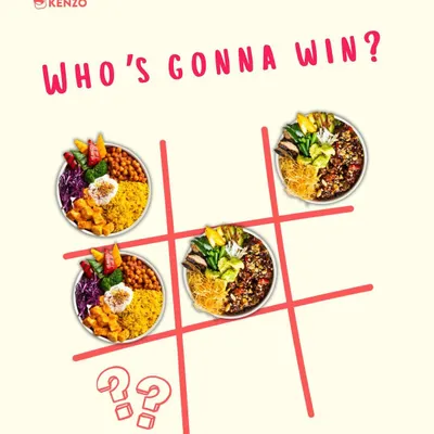 Who's gonna win? A fun tic-tac-toe game with two of my most popular bowls. It's always a tough choice.
