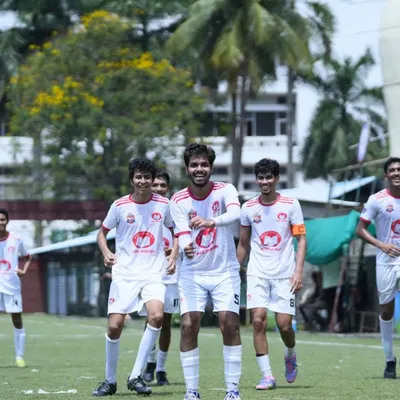 Celebrating in style. The pure joy and camaraderie after scoring a goal is what makes this game so special.