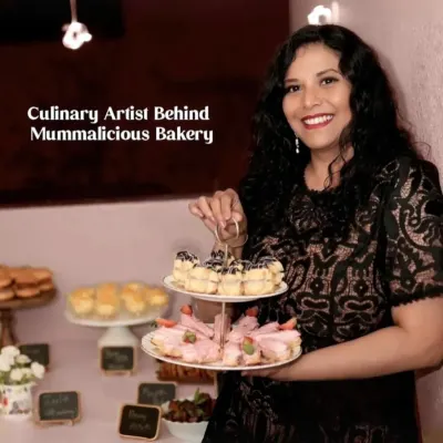 This is me, the culinary artist behind Mummalicious Bakery. I love creating desserts that not only taste amazing but also bring a little bit of joy and happiness to your day.