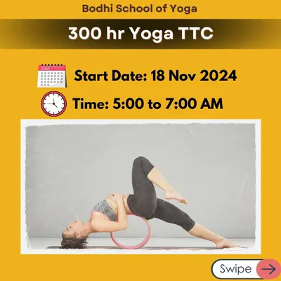 Take your teaching to the next level with our 300-hour Yoga TTC. This advanced course is for certified teachers looking to deepen their knowledge of complex asanas, philosophy, and teaching methodology.