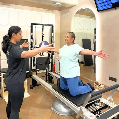 It is never too late to build strength and improve your health. We are honored to guide clients in their 60s and beyond, helping them enhance their mobility, balance, and overall quality of life through Pilates.