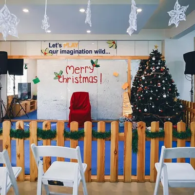 The stage is set for our annual Christmas party. I put a lot of love into creating reminiscent and magical atmosphere for the children and their families to enjoy.