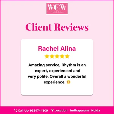 We are so grateful for feedback like this from Rachel. Our team, including our expert Rhythm, is dedicated to providing an amazing, polite, and wonderful experience for every client.