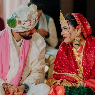 A candid moment from our wedding ceremony. For someone who writes so much, I was at a loss for words looking at these photos. This was truly the happiest day of my life.