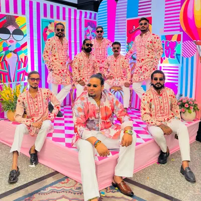 Our team ready to groove at a Carnival in Bhopal. We love matching our outfits to the theme, and these colorful kurtas were perfect for the vibrant, fun-filled event.