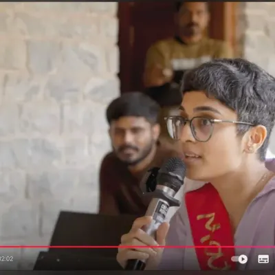 Connection is the antidote to loneliness. Here I am sharing my thoughts during a CreativeMornings talk on trust-building in society. Every opportunity to speak is a chance to spread the message of social health.
