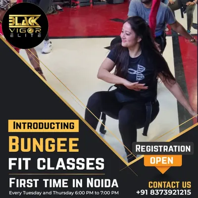 We're the first to bring Bungee Fit to Noida. Registrations are now open for this unique, high-energy class that will have you bouncing off the walls.