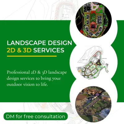 I offer professional 2D and 3D landscape design services to bring your outdoor vision to life. This allows you to see and approve the complete plan before we start the implementation.