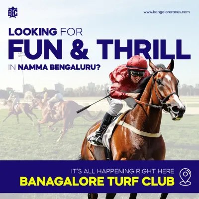 Looking for fun and thrill in Namma Bengaluru? It's all happening right here at the Bangalore Turf Club.