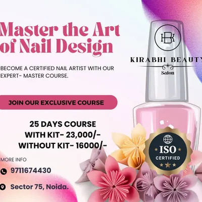 If you want to build a career in the beauty industry, my nail artist course is the perfect start. In just 25 days, you can become an ISO Certified Nail Artist, with all the skills you need to work professionally. I offer options with or without a full kit included.