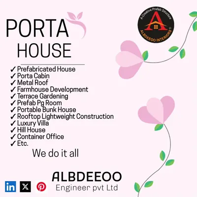 A summary of the diverse projects I undertake. My services include everything from prefabricated houses and porta cabins to farmhouse development, terrace gardening, and even luxury hill houses.