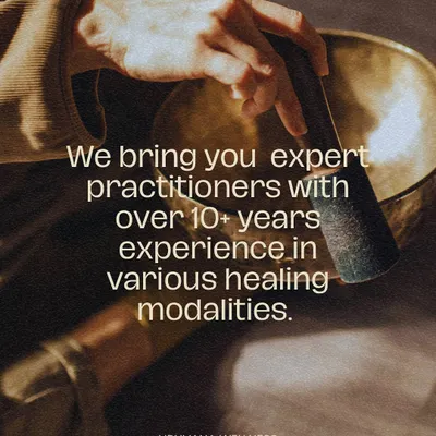 We bring you expert practitioners with over 10 years of experience across various healing modalities. You can trust that you are in the right hands, guided by professionals dedicated to conscious healing and your personal growth.