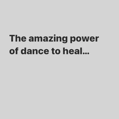 This is a simple truth I have come to know intimately. The power of dance to heal is truly amazing.