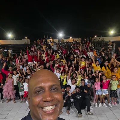 A selfie capturing the massive energy of our summer workshop showcase. It's a blessing to see so many happy faces from our dance community gathered in one place.