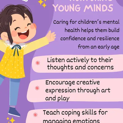 My core belief is that nurturing a child's mental health is key to building confidence and resilience. Art and creative expression are powerful tools for achieving this.
