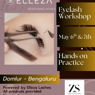 Announcing our next Basic to Advance Lash Extension Workshop in Bengaluru, powered by Elleza Lashes. All products are provided for hands-on practice.