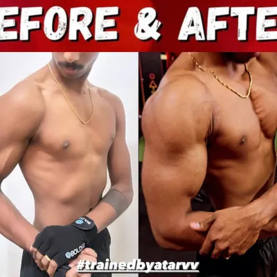 A 12-kilo transformation from skinny to solid. This 19-year-old client gained significant muscle mass and confidence by following my muscle-building protocol.