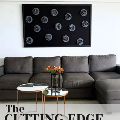 Introducing "The Cutting Edge," a series where art meets movement and connection takes shape. This installation is a visual symphony of human relationships, where each piece is unique but creates harmony together.