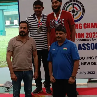 It was an honor to be invited by the Haryana State Rifle Association to officiate and present medals to the men's category winners at their 2022 championship.